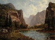 Albert Bierstadt Gates of the Yosemite oil painting artist